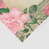 French Ephemera Tissue Paper Seidenpapier (Ausschnitt)