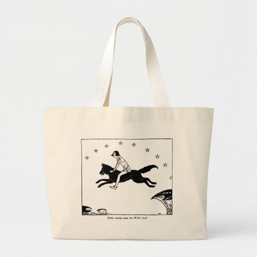 French Fairy Tale Wolf und Prince Tasche (Vorne)