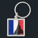 French flag & Eiffel Tower - France /sports fans Schlüsselanhänger<br><div class="desc">Keychains: France & Eiffel Tower - love my country and French flag travel,  national patriots /sports fans</div>
