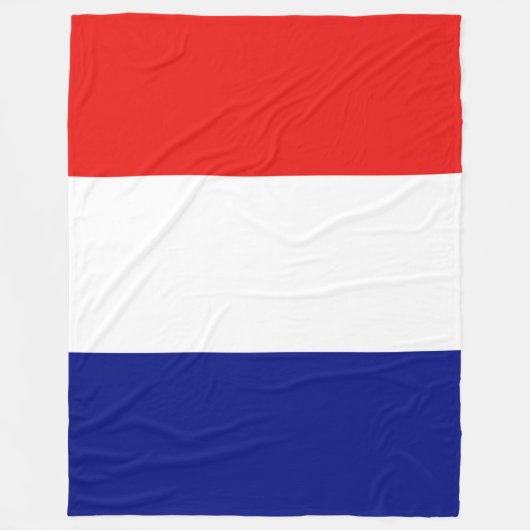 FRENCH FLAG FLEECEDECKE (Vorderseite)