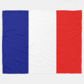 FRENCH FLAG FLEECEDECKE (Vorderseite (Horizontal))