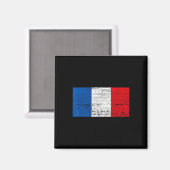 French Flag France Flag Viva La France  Magnet (Vorderseite/Rückseite)