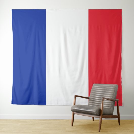 FRENCH FLAG WANDTEPPICH (Beispiel (Horizontal))
