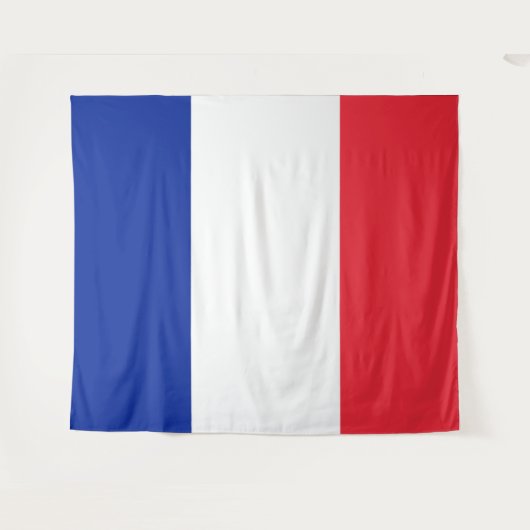 FRENCH FLAG WANDTEPPICH (Vorderseite (Horizontal))