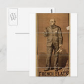 French Flats Vintag Theater Postkarte (Vorne/Hinten)