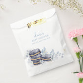 French Floral Bonjour Bébé Macaron Babydusche Geschenktütchen (Versiegelt)