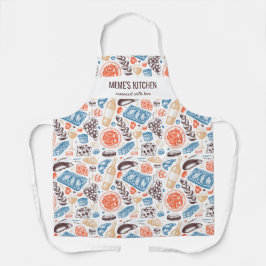 French Food Restaurant Koch Meme's Kitchen Custom Schürze