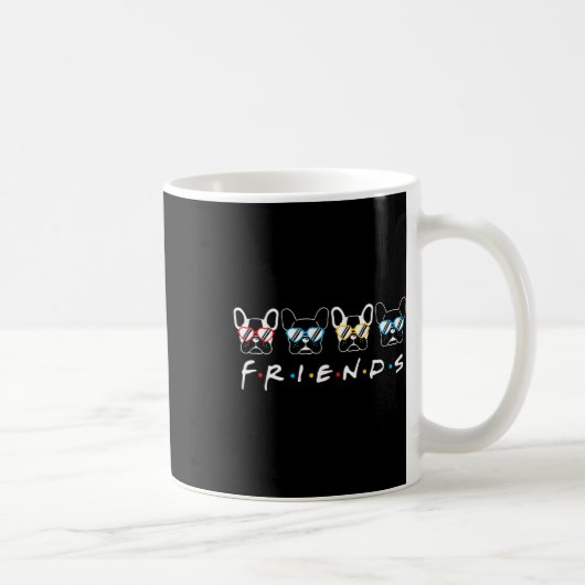 French Friends Bulldog Lover Gift Kaffeetasse (Rechts)