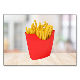 French Fries ABA Labeling Flashcard | Picture Card Tischnummer