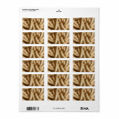 French Fries Adressaufkleber (Vorne)