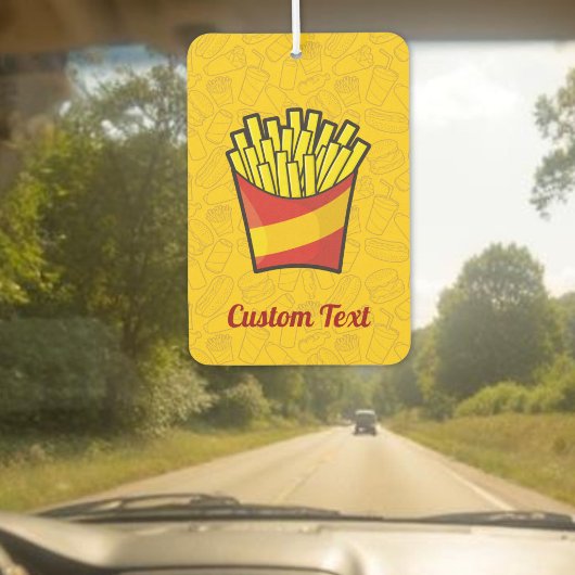 French Fries Air Freshener Autolufterfrischer