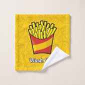 French Fries Badhandtuch Set (Waschlappen)