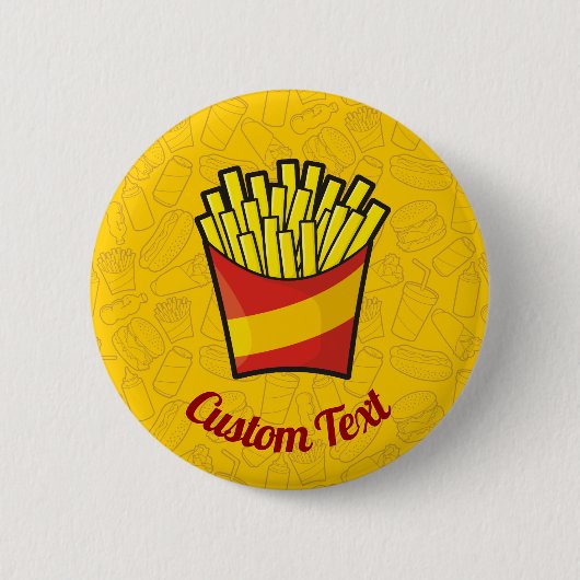 French Fries Button (Vorderseite)