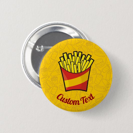 French Fries Button (Vorne & Hinten)