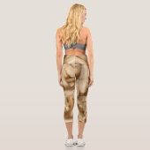 French Fries Capri Leggings (Rückseite)