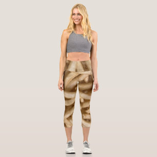 French Fries Capri Leggings