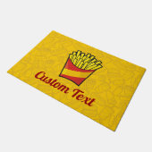 French Fries Doormat Fußmatte (Schrägansicht)