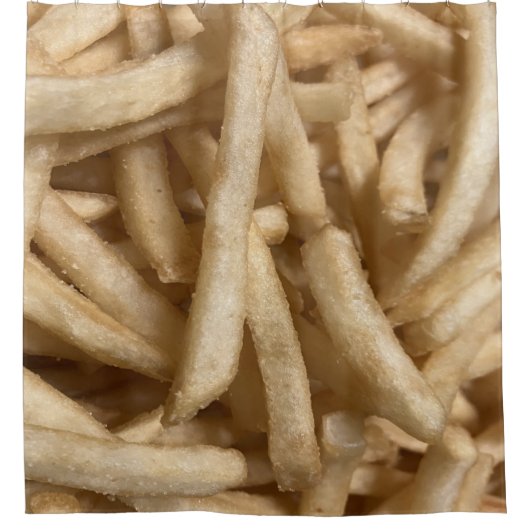 French Fries Duschvorhang (Vorderseite)