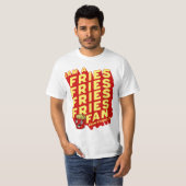"French Fries Fan - Spaß und spielerisches Design" T-Shirt (Vorne ganz)