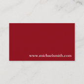 French Fries Fast Food Feinschmecker Fry Restauran Visitenkarte (Rückseite)