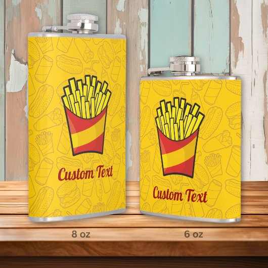 French Fries Flask Flachmann