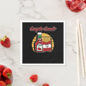 French Fries Funny Potato Puns Hochzeit Brautgarte Serviette (Beispiel)