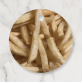 French Fries Geschenkanhänger (Rückseite)