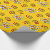 French Fries Geschenkpapier (Ecke)