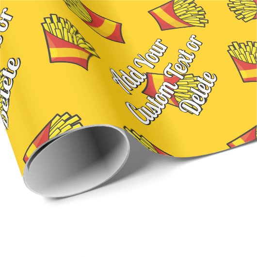 French Fries Geschenkpapier (Rolleneckpunkt)