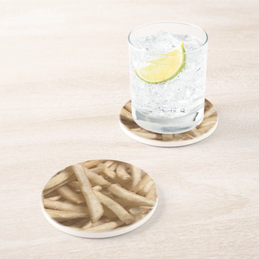 French Fries Getränkeuntersetzer (Seite)