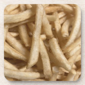 French Fries Getränkeuntersetzer (Vorderseite)