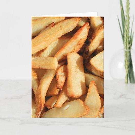 French Fries greeting card Karte (Vorderseite)