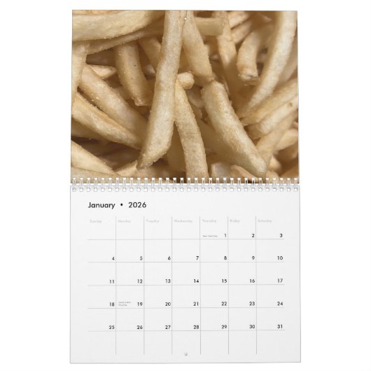 French Fries Kalender (Jan 2026)