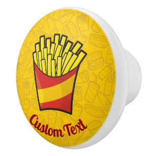French Fries Keramik Knob Keramikknauf