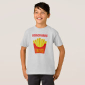 French Fries Kids' Hanes TAGLESS® T - Shirt (Vorne ganz)
