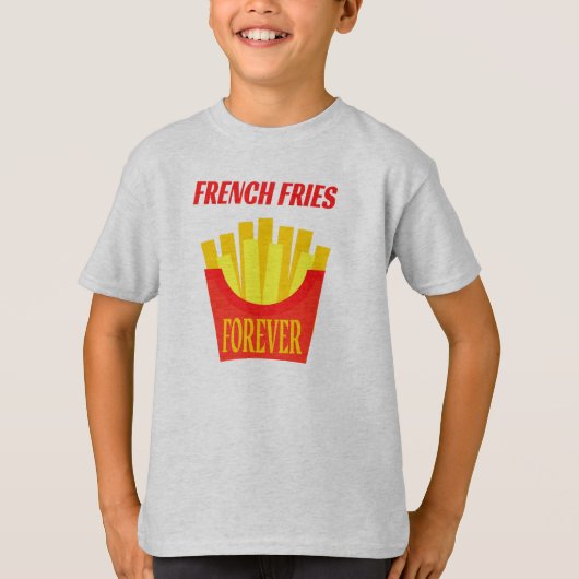 French Fries Kids' Hanes TAGLESS® T - Shirt (Vorderseite)