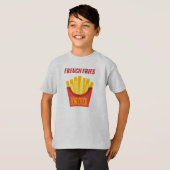 French Fries Kids' Hanes TAGLESS® T - Shirt (Vorne ganz)