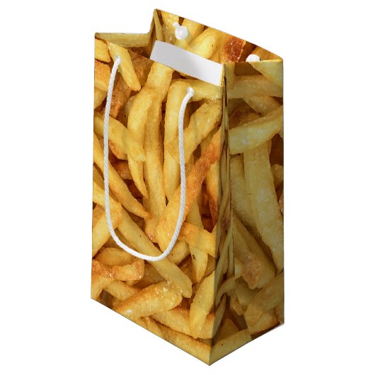French Fries Kleine Geschenktüte (Vorderseite Schrägansicht)