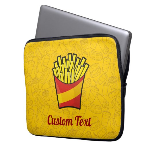 French Fries Laptop Sleeve (Vorderseite Links)