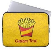 French Fries Laptop Sleeve (Vorderseite)