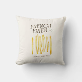 French Fries Lover Funny Throw Kissen