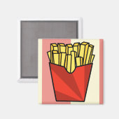 French Fries Magnet (Vorderseite/Rückseite)