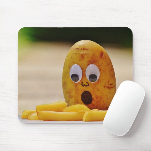 French Fries Mousepad (Mit Mouse)