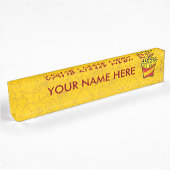 French Fries Namensplakette