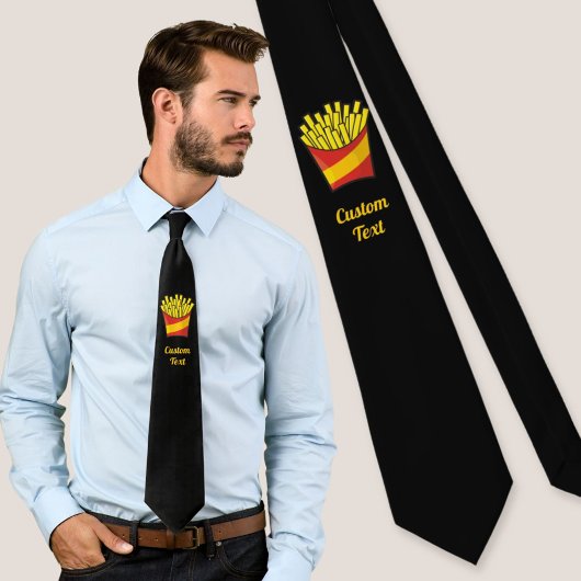 French Fries Neck Tie Krawatte