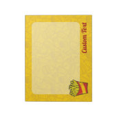 French Fries Notepad Notizblock (Rotiert)