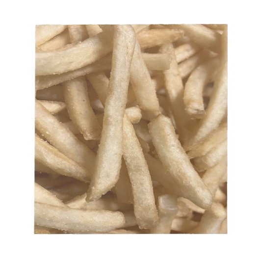 French Fries Notizblock (Vorderseite)