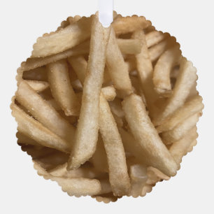 French Fries Ornament Karte