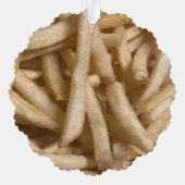French Fries Ornament Karte (Rückseite)