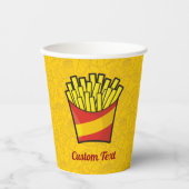 French Fries Paper Cups Pappbecher (Vorderseite)